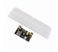 Kit de Planche à Pain à 830 Points Attache avec des Fils d'alimentation et Cavalier 3,3 V 5V pour Les Projets d'électronique Bricolage