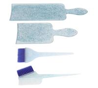 Kit de Planche de Mise en évidence des Cheveux, Kit de Planche de Coloration de Cheveux Multifonction 4 Pièces, Kit de Teinture Professionnelle pour Salon (BLUE)