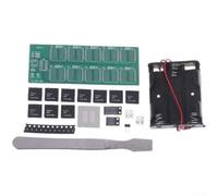 Kit de planche d'entraînement à souder avec lumière décimale - Kit de formation électronique à faire soi-même pour composants SMD et projets éducatifs STEM (B)