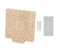 Kit de planches de blocage pour projets de crochet, kit de planche de blocage en bois, outils de tricot gadgets avec épingle pour adultes, maman, grands-mères