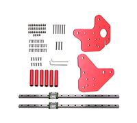 Kit de plaque arrière de guidage linéaire pour imprimante 3D Ender-3/3Pro/Ende-3 V2 CR10/10S - Kit de plaque de fixation de rechange pour imprimante 3D Ender-3/3Pro/Ende-3