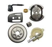 Kit de Plaque de Barre d'engrenage à vis sans Fin for Tambour d'embrayage .325 7T adapté aux tronçonneuses 136 137 141 142 36 41 530069342 530014949