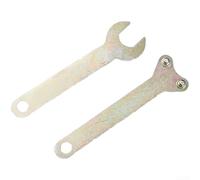 Kit de plaque de bride pour meuleuse d'angle 100 mm avec plaque de presse hexagonale en acier inoxydable et clé en acier (K)