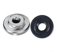 Kit de plaque de bride pour meuleuse d'angle de 100 mm avec plaque de presse hexagonale en acier inoxydable et onçue pour la stabilité mécanique (F)