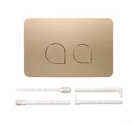 Kit de plaque de chasse d'eau double pour Geberit UP300 et UP320, Sigma-all, Sigma01, Sigma10, Sigma20, Sigma21, Sigma30, Sigma50, Sigma60 (or mat)