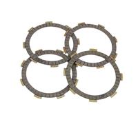 Kit de Plaque de Disque de Friction d'embrayage de Moto adapté for YBR125 XTZ125 YBR125Z SP125 JIM125-3 JIM125-2 5VL-E6321-10 00(4pcs Clutch Plates)