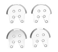 Kit de Plaque de Renfort en Métal, Base Forte de Réduction des Vibrations pour Drones 2 3 (Silver)