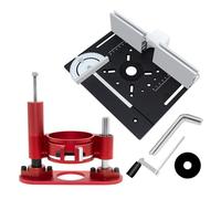 Kit De Plaque D'insertion Table Routeur En Aluminium, Base Levage Bois For Outil Travail Bricolage Centrage De PréCision