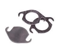 Kit de Plaque D'obturation de Vanne en Acier Inoxydable Aramox Joint de Plaque D'obturation de Vanne de Plaque de Vanne EGR, Adapté pour GALAXY TDI