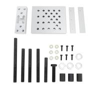 Kit de Plaque Support Universelle pour Presse à Perforer - Capacité 30 Tonnes, Base Réglable en Acier au Carbone, pour Démontage et Pose de Roulements de Moyeu de Roue