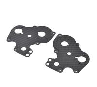Kit de plaques de boîte de Vitesses en Carbone for Tamiya Blackfoot Frog, Subaru Brat, Mud Blaster et Monster Beetle(Gearbox Plates)