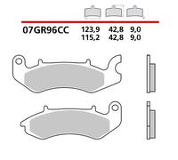 KIT DE PLAQUETTES DE FREIN AVANT BREMBO POUR BENELLI WORX 125 17-18-COD. 07GR96C