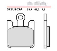 KIT DE PLAQUETTES DE FREIN AVANT BREMBO POUR KAWASAKI ZX-6RR 636 03-04-COD. 07SU