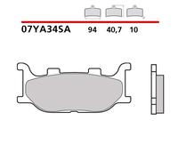 KIT DE PLAQUETTES DE FREIN AVANT BREMBO POUR YAMAHA XVS UNE ETOILE DE MINUIT 07-