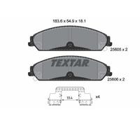 Textar Jeu de plaquettes de frein 2560501 - avant