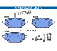 Kit De Plaquettes De Frein Bosch Pour Mercedes-Benz T-Klasse W420