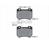 Kit De Plaquettes De Frein BREMBO Pour Alfa Romeo 159 Sportwagon 939 Spider 939