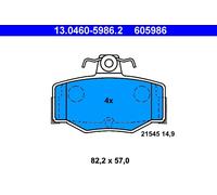 Kit de plaquettes de frein, frein à disque ATE 13.0460-5986.2 440603F025 440603F