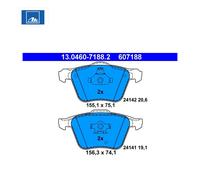 Kit de plaquettes de frein, frein à disque ATE 13.0460-7188.2 VOLVO 274331