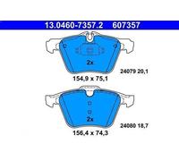Kit de plaquettes de frein, frein à disque ATE 13.0460-7357.2 pour XJ 3 2009-