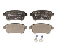 Kit de plaquettes de frein, frein à disque ATE pour MEGANE CC 1.4 2010-2015
