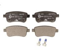 Kit de plaquettes de frein, frein à disque ATE pour SCENIC III (JZ0/1_) 2 2009-
