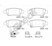 BRECK 24635 00 704 00 Plaquettes de frein