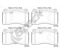 Kit de plaquettes de frein, frein à disque BRECK pour LEON (5F1) 2 2015-2020