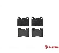 Kit de plaquettes de frein, frein à disque BREMBO P 06 002 DIABLO 6 2000-2003