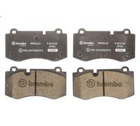 Kit de plaquettes de frein, frein à disque BREMBO P 50 074X pour SL 3 2008-2012