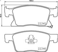 Kit de plaquettes de frein, frein à disque BREMBO P 59 091 pour ASTRA K 1 2018-