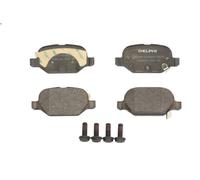 Plaquettes de frein Semi-Metallic LP2761 DELPHI pour FIAT PANDA PANDA VAN