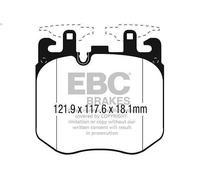 Kit de plaquettes de frein, frein à disque EBC BRAKES DP42304R pour 7 2 2016-