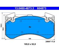 Kit De Plaquettes De Frein, Frein À Disque Essieu Avant Pour AUDI A6 A7 A8