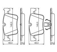 Kit De Plaquettes De Frein, Frein À Disque Essieu Avant Pour BMW 1 2 3 4 X3 X4