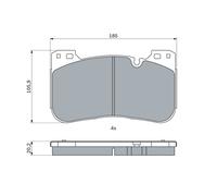Kit De Plaquettes De Frein, Frein À Disque Essieu Avant Pour BMW 5 8 X5 X6