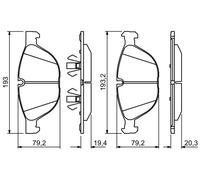 Kit De Plaquettes De Frein, Frein À Disque Essieu Avant Pour BMW X5 X6