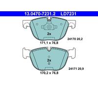 Kit De Plaquettes De Frein, Frein À Disque Essieu Avant Pour BMW X5 X6