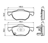 Kit De Plaquettes De Frein, Frein À Disque Essieu Avant Pour HONDA ACCORD