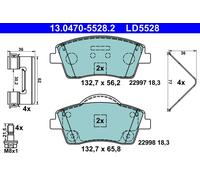 Kit De Plaquettes De Frein, Frein À Disque Essieu Avant Pour VOLVO XC40