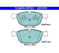 Kit De Plaquettes De Frein, Frein À Disque Essieu Avant Pour VOLVO XC60 XC90