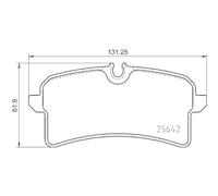 HELLA 8DB 355 025-571 Plaquettes de frein