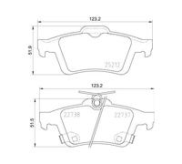 Kit De Plaquettes De Frein Frein À Disque Hella 8DB 355 037-661 pour Ford