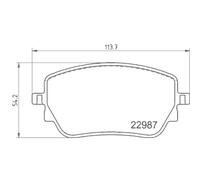 HELLA 8DB 355 039-231 Plaquettes de frein