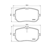 HELLA 8DB 355 040-161 Plaquettes de frein