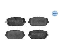 Kit De Plaquettes De Frein Frein À Disque Meyle 0252429813W pour Mazda