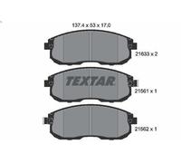 Kit de plaquettes de frein, frein à disque TEXTAR 2156101 pour AVENIR 2 2001-