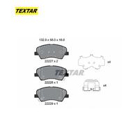 Kit de plaquettes de frein, frein à disque Textar 2222701 HYUNDAI 58101H8A50