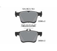 Kit de plaquettes de frein, frein à disque TEXTAR 2238801 pour T-ROC 2 2019-