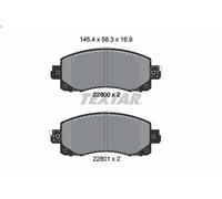 Kit de plaquettes de frein, frein à disque TEXTAR 2280001 pour XV 2 2019-